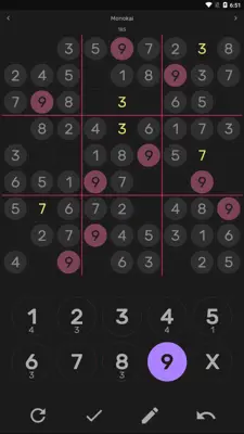 Sudoku - The Clean One android App screenshot 3