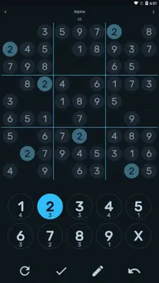 Sudoku - The Clean One android App screenshot 5